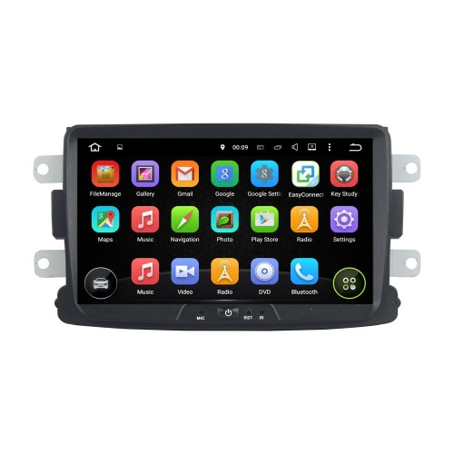 Штатная магнитола CarMedia KD-8308-P5 для Renault Duster 2011-2019, Sandero 2014-2018, Logan 2013-2022, Kaptur 2016-2019 на Android 9.0