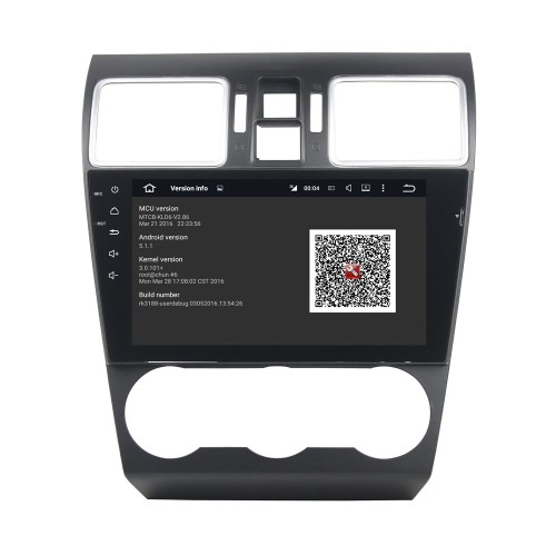 Штатная магнитола CarMedia KD-9208-P5 для Subaru WRX 2012-2016 на Android 9.0