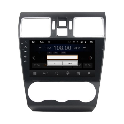 Штатная магнитола CarMedia KD-9208-P5 для Subaru WRX 2012-2016 на Android 9.0