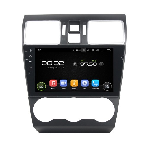 Штатная магнитола CarMedia KD-9208-P5 для Subaru WRX 2012-2016 на Android 9.0