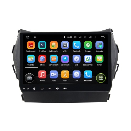 Штатная магнитола CarMedia KD-9605-P5 для Hyundai Santa Fe III 2012-2018 на Android 9.0