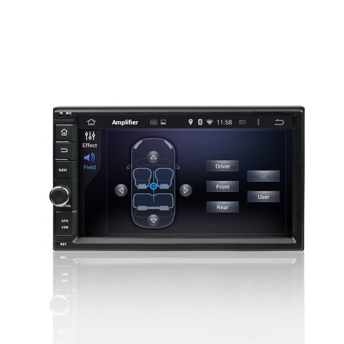 Штатная магнитола CarMedia KD-7000-P5 2DIN Универсальная на Android 9.0