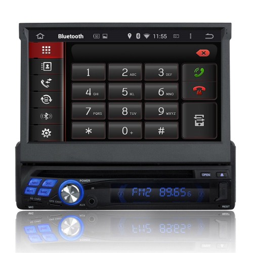 Штатная магнитола CarMedia KD-8600-P5 1DIN Универсальная на Android 9.0