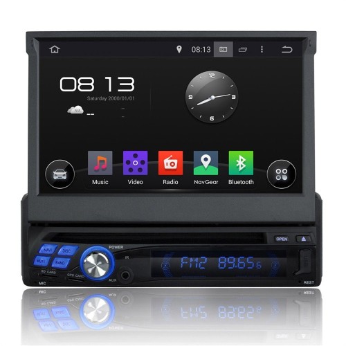Штатная магнитола CarMedia KD-8600-P5 1DIN Универсальная на Android 9.0