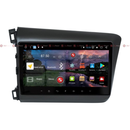 Штатная магнитола Redpower K 51132 R IPS DSP для Honda Civic 2011-2015 (sedan) на Android 8.1
