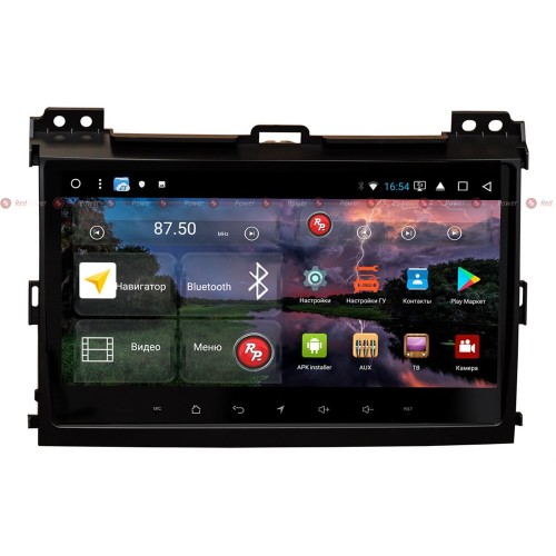 Штатная магнитола Redpower K 51182 R IPS DSP для Toyota Land Cruiser Prado 120 2002-2009 на Android 8.1