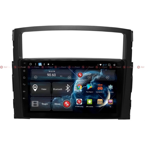 Штатная магнитола Redpower 51223 IPS DSP для Mitsubishi Pajero 4 2006+ на Android 8.1