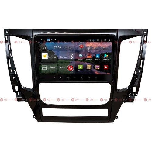 Штатная магнитола Redpower K 51423 R IPS DSP для Mitsubishi Pajero Sport 2015-2021 (коробка автомат) на Android 8.1