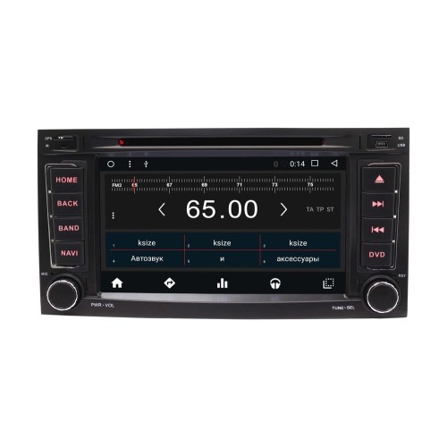 Штатная магнитола VW Touareg 2003 - 2011, Multivan 2003 - 2014 Wide Media WM-VS7A808NB-2/16