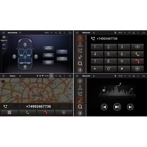 Штатная магнитола Roximo CarDroid RD-1001D 1DIN Универсальная (Android 9.0)