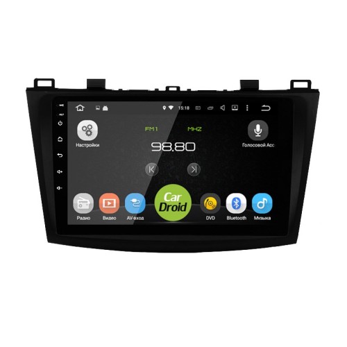 Штатная магнитола Roximo CarDroid RD-2414F для Mazda 3 (BL) 2009-2013 (Android 10.0)