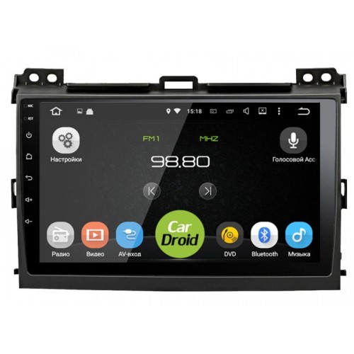 Штатная магнитола Roximo CarDroid RD-1105F для Toyota LC Prado 120 2002-2009 (Android 10.0) DSP