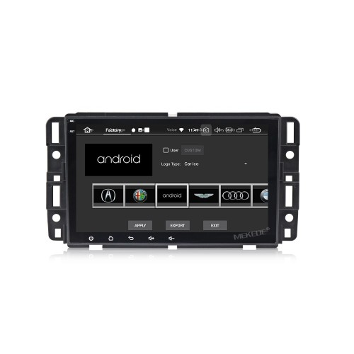 Штатная магнитола CarMedia MKD-G882-P6 для Hummer H2 2007-2009 (Android 9.0)