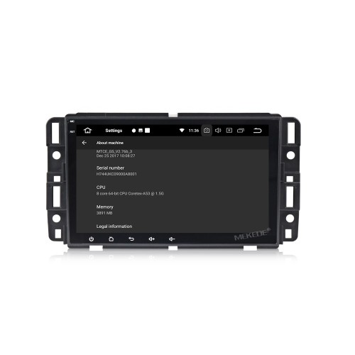Штатная магнитола CarMedia MKD-G882-P6 для Hummer H2 2007-2009 (Android 9.0)