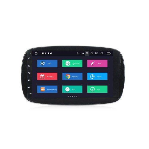 Штатная магнитола CarMedia MKD-M901-P6 для Mercedes Smart Fortwo III, Forfour II 2014-2024 на Android 10.0