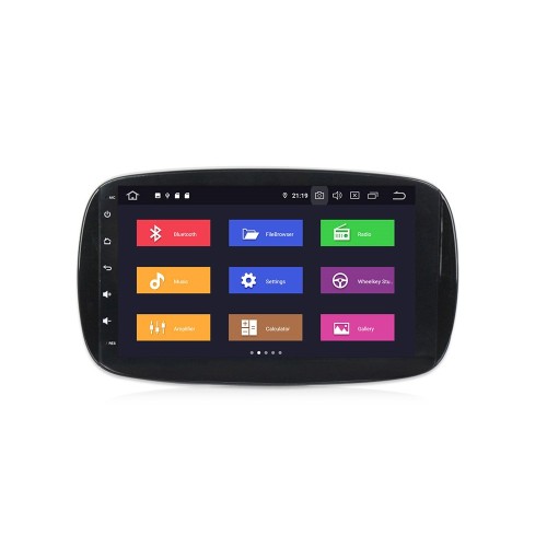 Штатная магнитола CarMedia MKD-M901-P6 для Mercedes Smart Fortwo III, Forfour II 2014-2024 на Android 10.0
