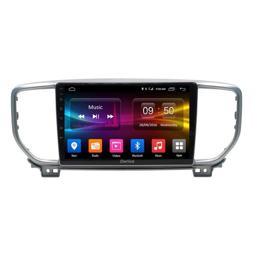 Штатная магнитола CarMedia OL-9780-P6 для Kia Sportage IV 2018-2022 на Android 9.0