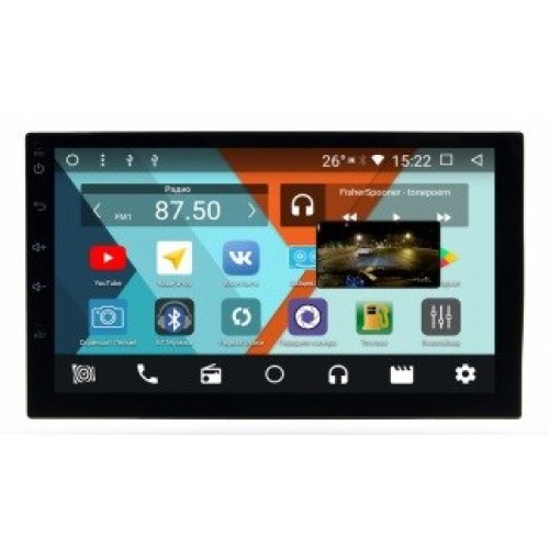Штатная магнитола Parafar универсальная магнитола 2 DIN с DSP процеccором на Android 7.1.2 (PF002DSP)