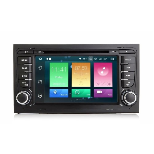 Магнитола CarMedia XN-7510-P6 Audi A4/RS4/S4 (B6,B7,8E,8H) 2000-2008 на Android 10.0