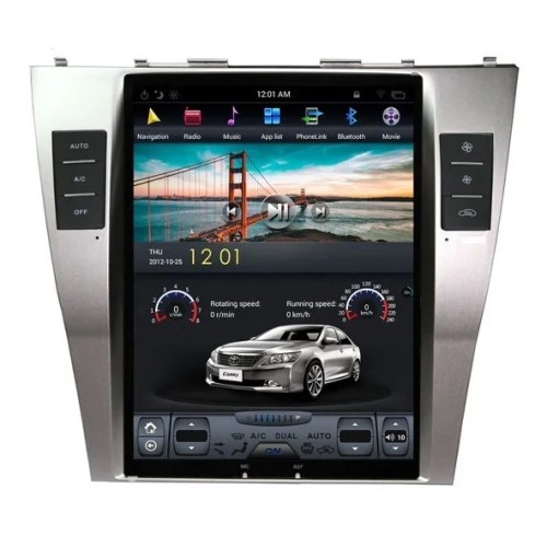 Магнитола Тесла CarMedia ZF-1033-DSP Tesla-Style для Toyota Camry V40 2006-2011 на Android 9.0