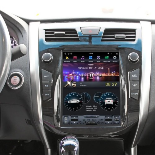 Магнитола Тесла CarMedia ZF-1058-DSP Tesla-Style для Nissan Teana 2014+ (L33) на Android 9.0