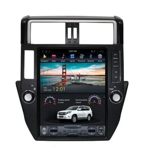 Магнитола Тесла CarMedia ZF-1221-DSP Tesla-Style для Toyota LC Prado 150 2009-2013 на Android 9.0