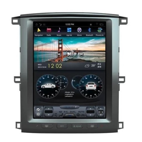 Магнитола Тесла CarMedia ZF-1301-DSP Tesla-Style для Toyota LC 100 2002-2007 на Android 9.0