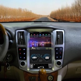 CarMedia ZF-1278W-DSP Tesla-Style для Lexus RX 2004-2008 (цвет панелей: серый) на Android 9.0