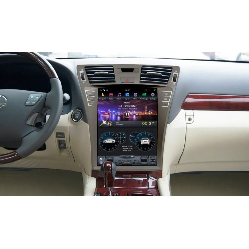 Магнитола Тесла CarMedia ZF-1303H-DSP Tesla-Style для Lexus LS 460 2006-2009 (на комплектации с 4-мя большими кнопками) на Android 9.0