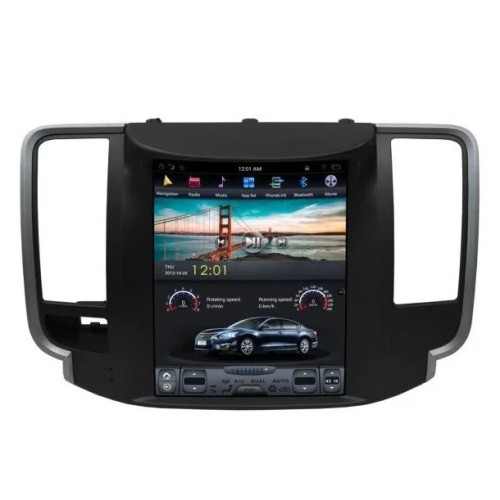 Магнитола Тесла CarMedia ZF-1126-DSP Tesla-Style для Nissan Teana 2008-2013 (комплектация с монохромным дисплеем) на Android 9.0
