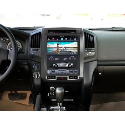 Магнитола Тесла CarMedia ZF-1220-DSP Tesla-Style для Toyota Land Cruiser 200 2007-2015 Elegance на Android 9.0