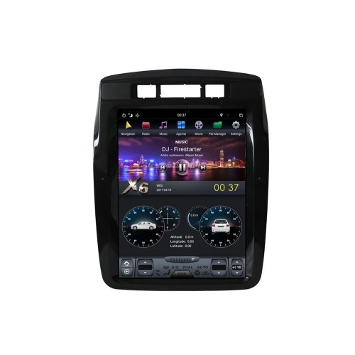 Магнитола Тесла CarMedia ZF-1108-DSP Tesla-Style для Volkswagen Touareg 2011+ на Android 9.0