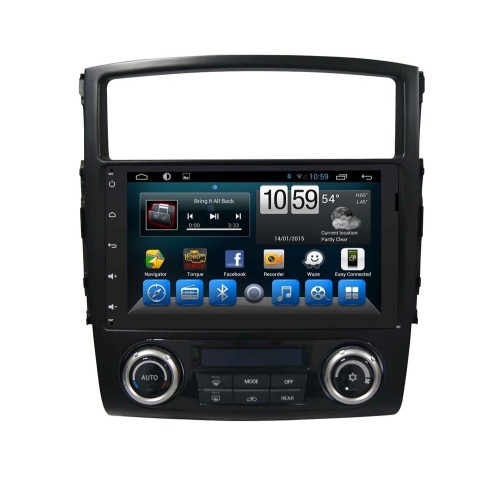 Штатная магнитола CarMedia KR-9050-DSP для Mitsubishi Pajero IV 2006-2018 на Android 9.0