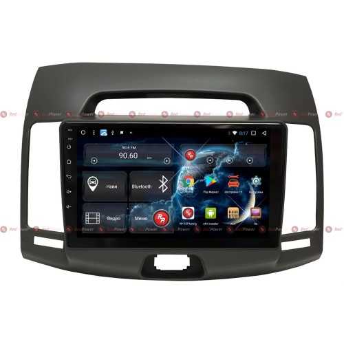 Штатная магнитола Redpower 51092 R IPS DSP для Hyundai Elantra IV (HD) 2006-2011 (серая) на Android 8.1