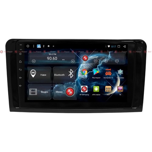 Штатная магнитола Redpower 51168 R IPS DSP для Mercedes GL-klasse (X164), ML-klasse (W164) 2005-2011 (глянцевая рамка) на Android 8.1