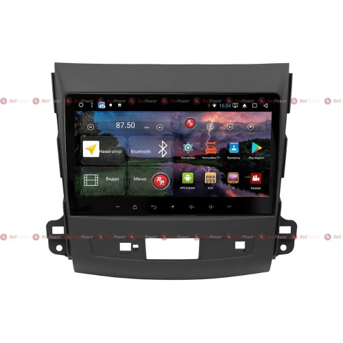 Штатная магнитола Redpower K 51056 R IPS DSP для Mitsubishi Outlander II (XL) 2006-2012 на Android 8.1