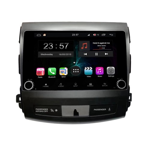 Магнитола Farcar RG056RB (S300) для Mitsubishi Outlander XL 2006-2012 на Android 9.0