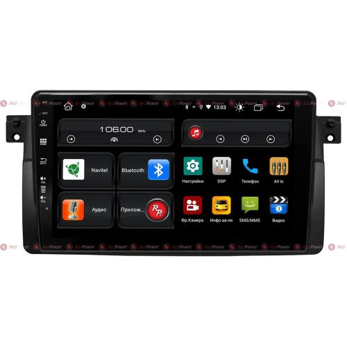 Штатная магнитола Redpower 61081 для BMW 3 (E46) на Android 10.0