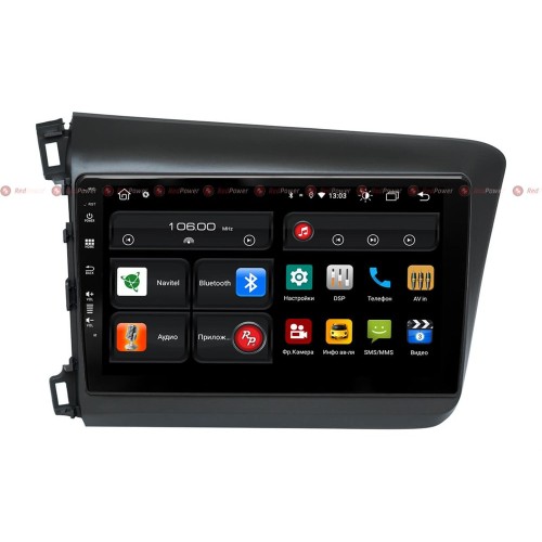 Штатная магнитола Redpower 61132 для Honda Civic 9 (IX) 2012-2015 Sedan на Android 10.0