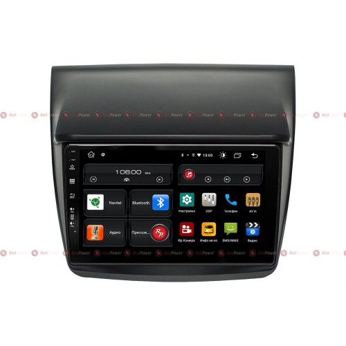 Штатная магнитола Redpower 61038 для Mitsubishi Pajero Sport II, L200 IV 2006-2015 на Android 10.0