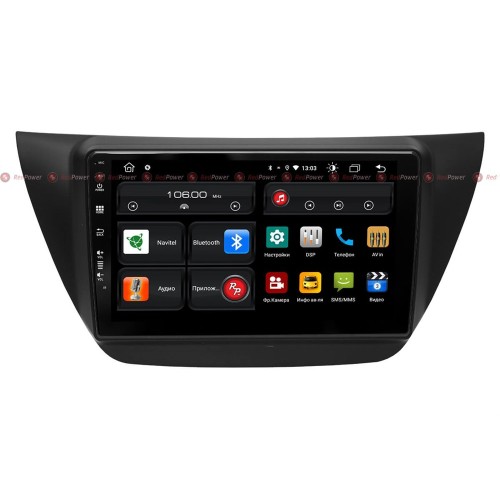 Штатная магнитола Redpower 61036 для Mitsubishi Lancer X (2000-2010) на Android 10.0