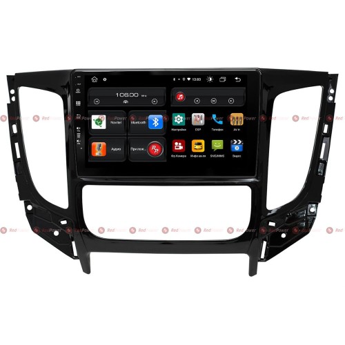 Штатная магнитола Redpower 61424 для Mitsubishi Pajero Sport (2015-2021) МКП, L200 (климат) на Android 10.0