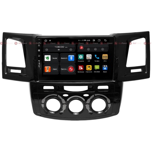 Штатная магнитола Redpower 61269 для Toyota Fortuner, Hilux (2005-2015) кондиционер на Android 10.0