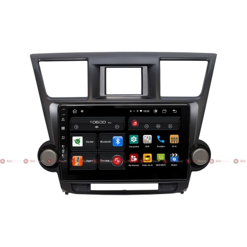 Штатная магнитола Redpower 61035 для Toyota Highlander II U40 (2007-2013) на Android 10.0