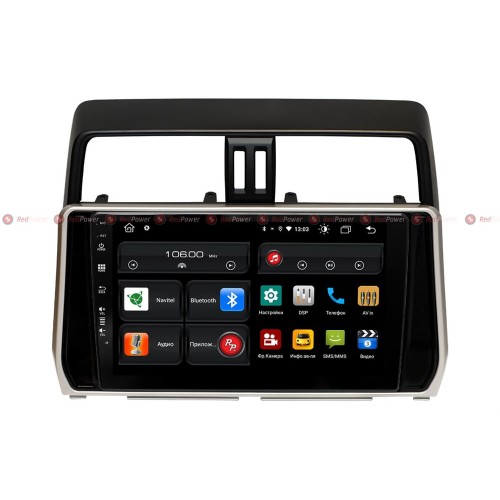 Штатная магнитола Redpower 61365 для Toyota Land Cruiser Prado 150 2017-2020 на Android 10.0