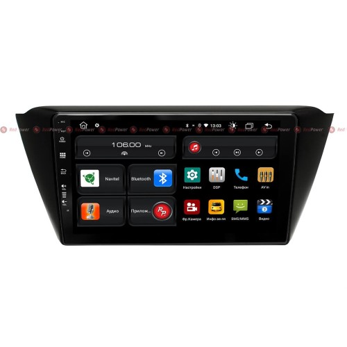 Штатная магнитола Redpower 61015 для Skoda Fabia III 2014-2018 на Android 10.0