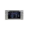 Штатная магнитола CarMedia MKD-F745S-P6N для Ford Focus, C-Max, S-Max, Fiesta, Fusion, Mondeo, Transit, Kuga (silver) на Android 11.0
