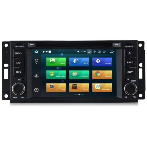 Штатная магнитола CarMedia MKD-J613-P6 для Chrysler универсальная на Android 10.0