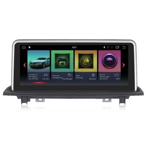 Штатная магнитола CarMedia MKD-B1007C для BMW X1 (E84) 2009-2015 для CIC на Android 8.1