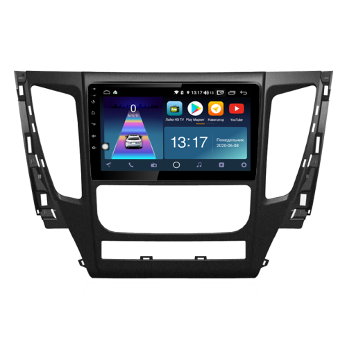 Штатная магнитола DayStar DS-7076Z с DSP + 4G SIM + CarPlay для Mitsubishi Pajero Sport 2016+ АКПП на Android 10.0